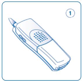 ALCATEL-LUCENT MOBILE 200 REFLEXES - Mettre en place la batterie - 2