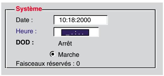ALCATEL-LUCENT 4049 - Modification de la date et de l'heure - 2