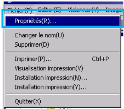 RICOH CAPILO RX - A l'aide du menu [Fichier] - 1