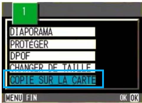 RICOH CAPILO RX - Copie du contenu de la mémoire interne sur une carte mémoire (COPIE SUR LA CARTE) - 1