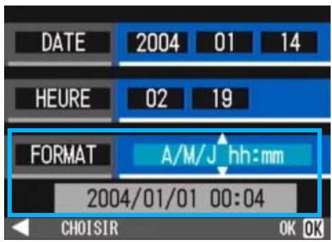 RICOH CAPILO RX - Réglage de la date et de l'heure (PARAMETRES DE DATE) - 3