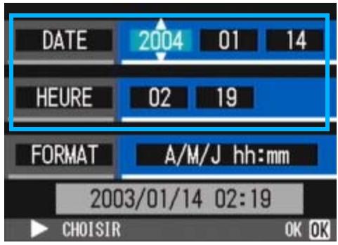 RICOH CAPILO RX - Réglage de la date et de l'heure (PARAMETRES DE DATE) - 2