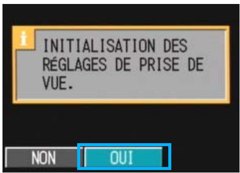 RICOH CAPILO RX - Retour aux réglages par défaut du Menu prise de vue (INITIALISER) - 3