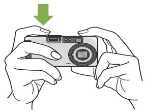 RICOH CAPILO RX - Placez votre doigt sur le déclencheur. - 1