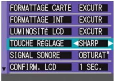 RICOH CAPILO RX - Affectation d'une fonction à la touche ADJ. (TOUCHE REGLAGE) - 1