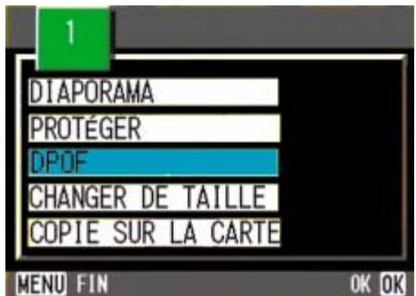 RICOH CAPILO RX - Paramétrage de plusieurs images fixes au format DPOF - 1