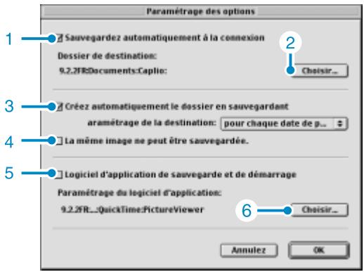RICOH CAPILO RX - Mode d'utilisation des [Options] - 1