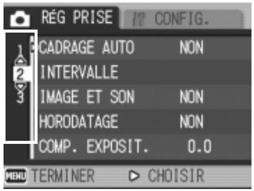 RICOH GR DIGITAL - Pour désir un écran à l'aide de son numéro : - 1