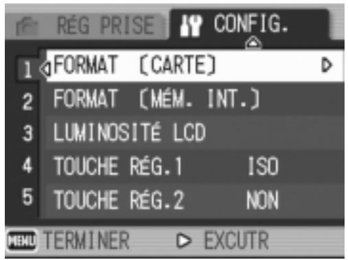 RICOH GR DIGITAL - Appuyez sur les touches «▶ pour sélectionnner [OUI] puis appuyez sur la touche MENU/OK. - 1