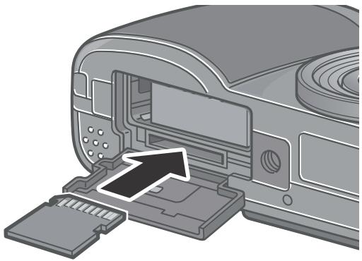 RICOH GR DIGITAL - L'insertion d'une carte mémoire SD - 2