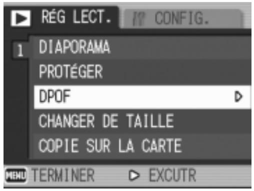 RICOH GR DIGITAL - Paramétrage de toutes les images fixes au format DPOF - 1