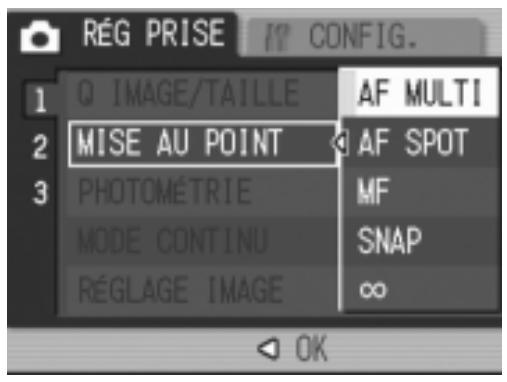 RICOH GR DIGITAL - Paramétrage de la mise au point manuelle - 1