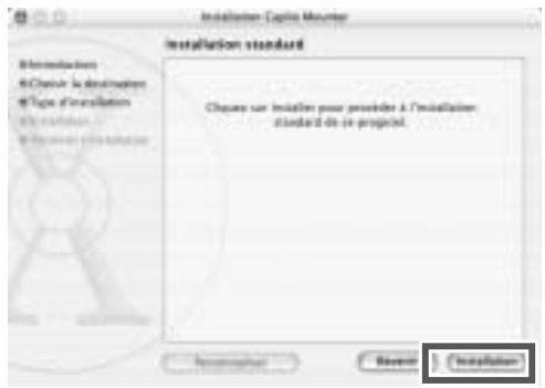 RICOH GR DIGITAL - Installation du logiciel sur votre ordinateur (Sous Mac OS X 10.1.2 à 10.4) - 6