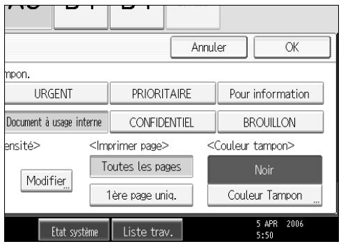 RICOH MP C4500 COPY DOCUMENT SERVER REFERENCE - Appuyez sur [Toutes les pages] ou [1ère page uniqu.] pour sélectionner la page à imprimer. - 1