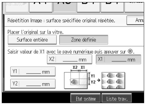 RICOH MP C4500 COPY DOCUMENT SERVER REFERENCE - Répartition de zone spécifique - 2