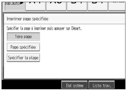 RICOH MP C4500 COPY DOCUMENT SERVER REFERENCE - Impression d'une page donnée - 1