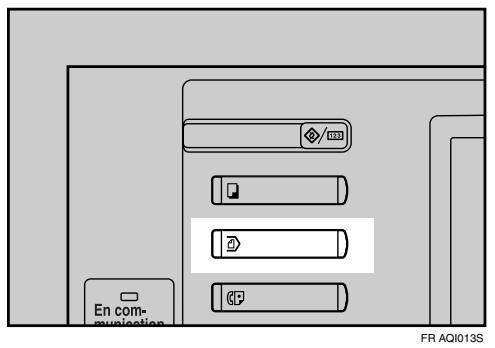 RICOH MP C4500 COPY DOCUMENT SERVER REFERENCE - Appuyez sur la touche [Serveur de documents]. - 1