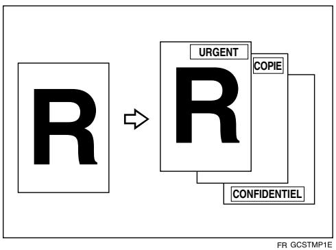 RICOH MP C4500 COPY DOCUMENT SERVER REFERENCE - Tampon prédéfini - 1
