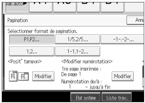 RICOH MP C4500 COPY DOCUMENT SERVER REFERENCE - Sélectionnez le format. - 1