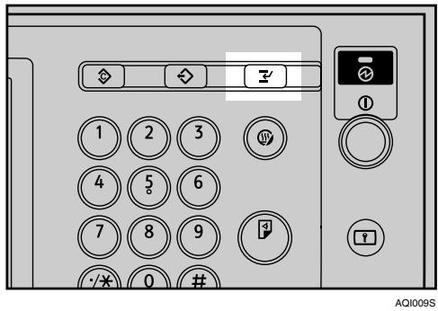 RICOH MP C4500 COPY DOCUMENT SERVER REFERENCE - Appuyez sur la touche [Interruption]. - 1