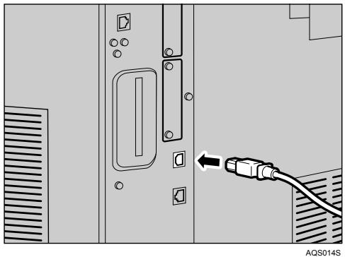 RICOH MP C4500 GENERAL SETTINGS GUIDE - Connexion à l'interface USB - 1
