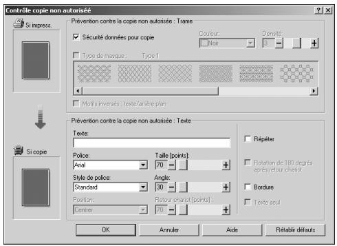 RICOH MP C4500 PRINTER REFERENCE - A l'aide de [Sécurité données pour copie] - 1