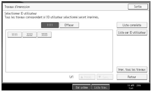 RICOH MP C4500 PRINTER REFERENCE - Impression de tous les travaux d'impression - 2