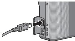 RICOH CX3 - Raccordez l'appareil photo à l'ordinateur à l'aide du cable USB fourni. - 1