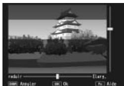 RICOH CX3 - Appuyez sur la touche ADJ./OK ▲▼ pour repositionner la zone de mise au point. - 1