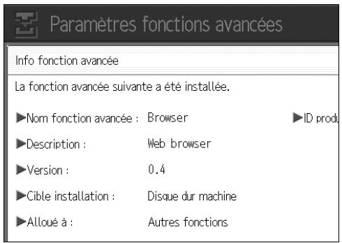 RICOH VM CARD - Vérifiez les informations. - 1