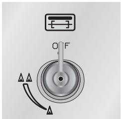 SMEG BQ6130TDE - MANETTE DE COMMANDE DU BRÛLEUR RADIANT - 1