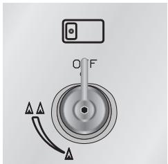 SMEG BQ90S - Manette de commande du bruleur UR3 (seulement dans le modele BQ6030S) - 1