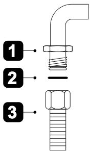 SMEG CO68GMPD9 - Anschluss mit biegsamem Stahlschlauch - 3