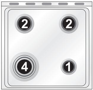 SMEG CO68GMPD9 - BRENNER - 1