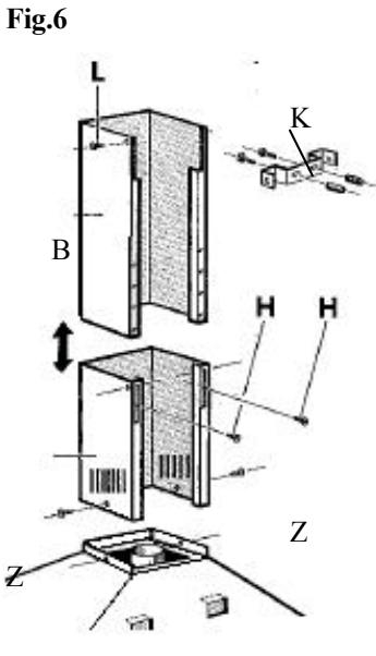 SMEG KT90BL - INSTRUCTIONS D'INSTALLATION : - 6