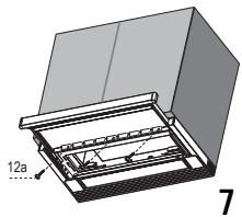 SMEG KSET6XE - Perçage du plan de support et montage de la hotte - 7