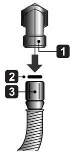 SMEG SF341GGX - Anschluss mit biegsamem Stahlschlauch - 1