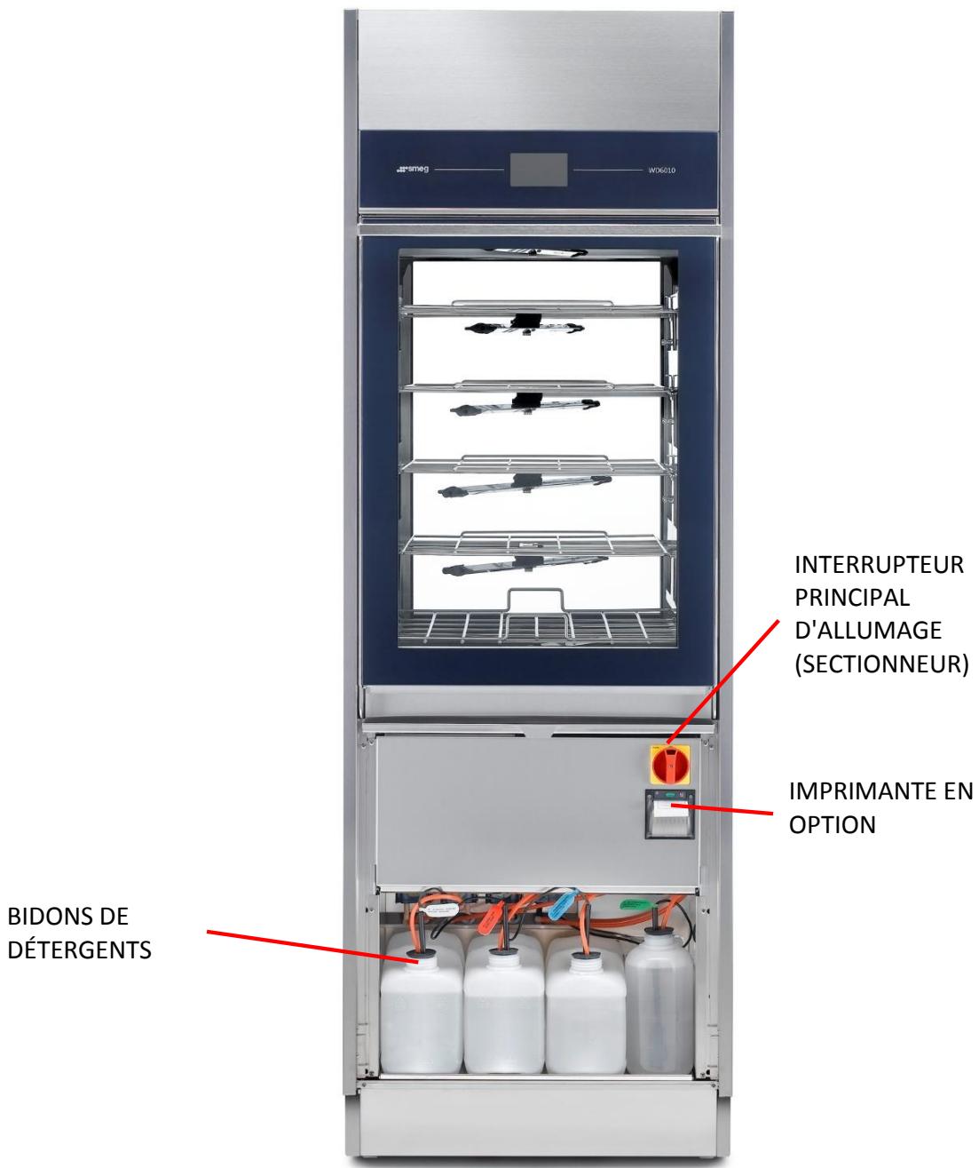 SMEG WD6010-36 - PRESENTATION - MACHINE AVEC PORTE BATTANTE - 2