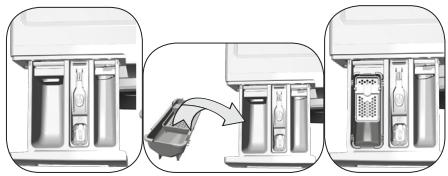 SMEG WHT814EIN - Si le produit contient un réservoir pour lessive liquide: - 1