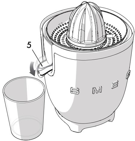 SMEG CJF01PKEU - Mode d'emploi du presse-agrumes - 2