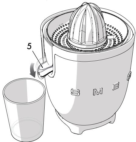 SMEG CJF01PKUS - Mode d'emploi du presse-agrumes - 2