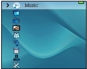 BLUESKY BMP7407 - Menu principal - 1