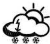 LA CROSSE TECHNOLOGY WD6005 - ICONES De prevision METEO - 2