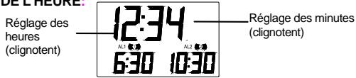 LA CROSSE TECHNOLOGY WT292 - REGLAGE MANUEL DE L'HEURE: - 1