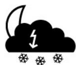 LA CROSSE TECHNOLOGY WD1201 - ICONES DE PREVISION METEO - 2