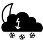 LA CROSSE TECHNOLOGY WD9005 - ICONES De prevision METEO - 2