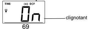 LA CROSSE TECHNOLOGY WS9132 - RéCEPTION DU SIGNAL HORAIRE ON/OFF (ACTIVÉ/DESACTIVÉ): - 1