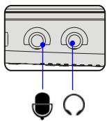 MSI WIND U100 - Connecteurs port audio - 1