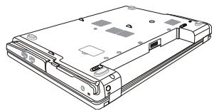 MSI WIND U100 - Repose de l'ensemble batterie - 1