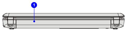 MSI WIND U100 - Vue arrière - 1